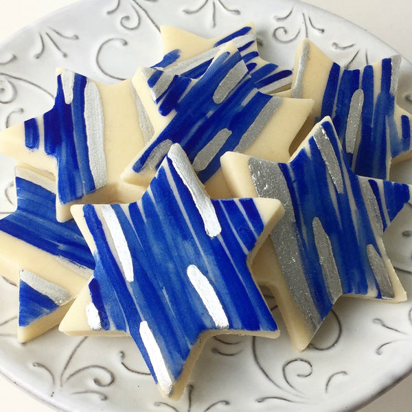 Marzipan Star of David Treats, Passover Hostess Gift - Peace Love Light Shop