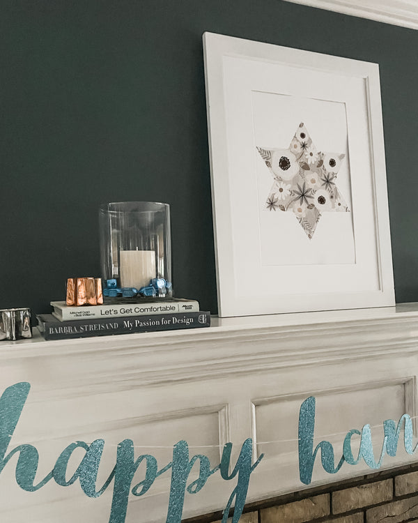 Hanukkah decor- Peace Love Light Shop