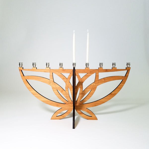 Lotus Flower Menorah, Travel Menorah - Peace Love Light Shop
