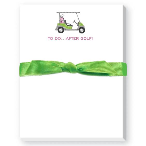 Notepad, Golf Gift- Peace Love Light Shop