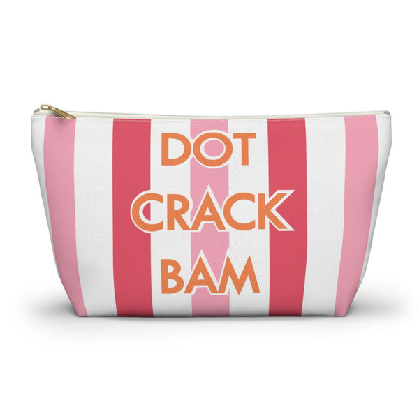 Mah jong tile bag, pink stripe - Peace Love Light Shop