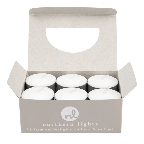 12 pack tealights- Peace Love Light Shop