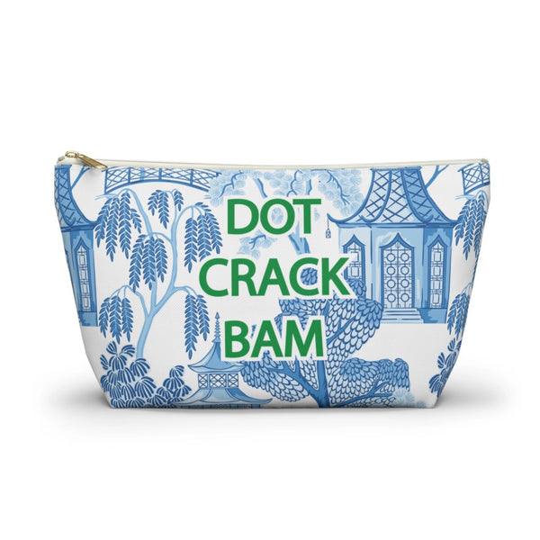 Mahjong Tile Bag, Chinoiserie Blue, Gifts- Peace Love Light Shop