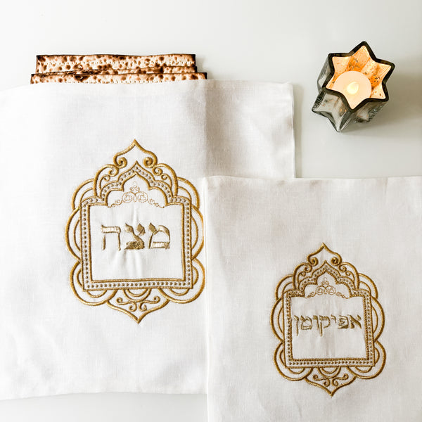 Passover matzah cover/afikoman bag- Peace Love Light Shop