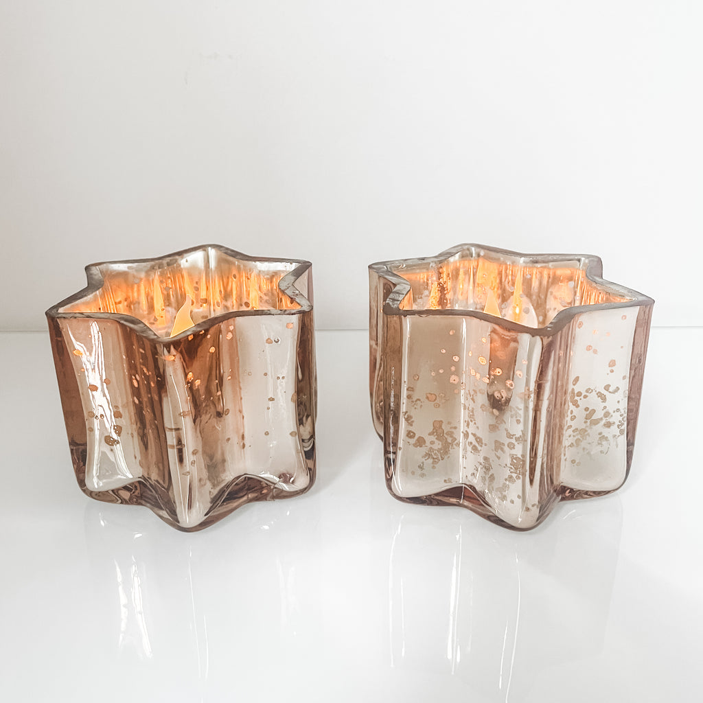 Shabbat candles, Star of David votives, Jewish holidays- Peace Love Light Shop