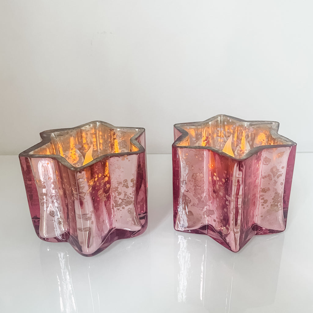 Shabbat candles, Star of David votives, Jewish holidays- Peace Love Light Shop