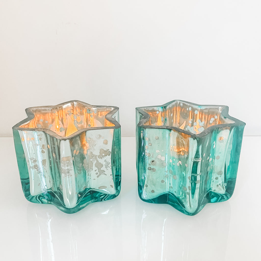 Shabbat candles, Star of David votives, Jewish holidays- Peace Love Light Shop