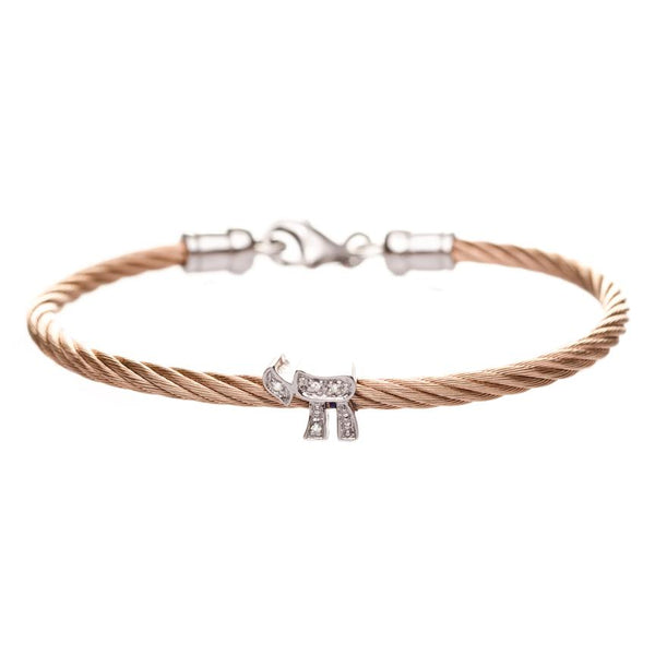 Diamond Chai Bracelet - Peace Love Light Shop