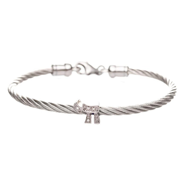 Diamond Chai Bracelet - Peace Love Light Shop