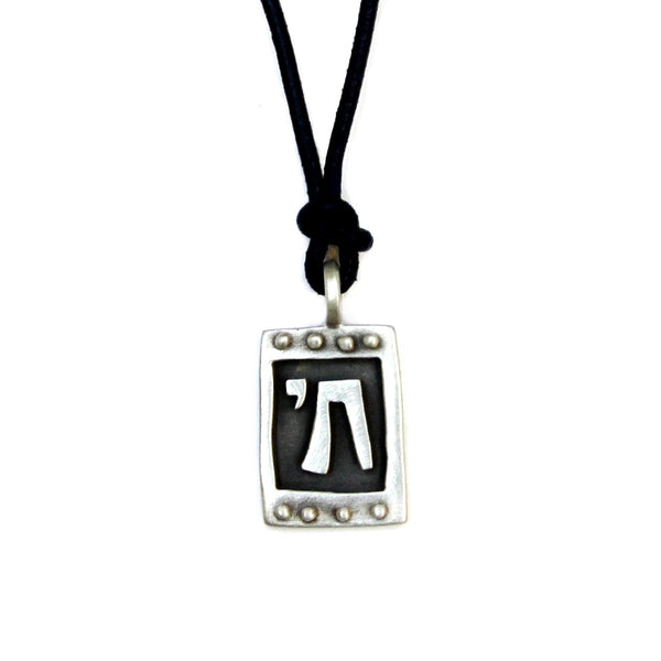 Mens chai jewish necklace - Peace Love Light Shop