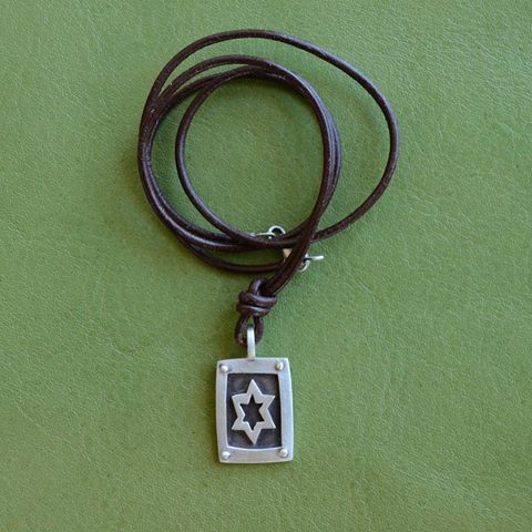 Men's Star of David Necklace - Peace Love Light Shop