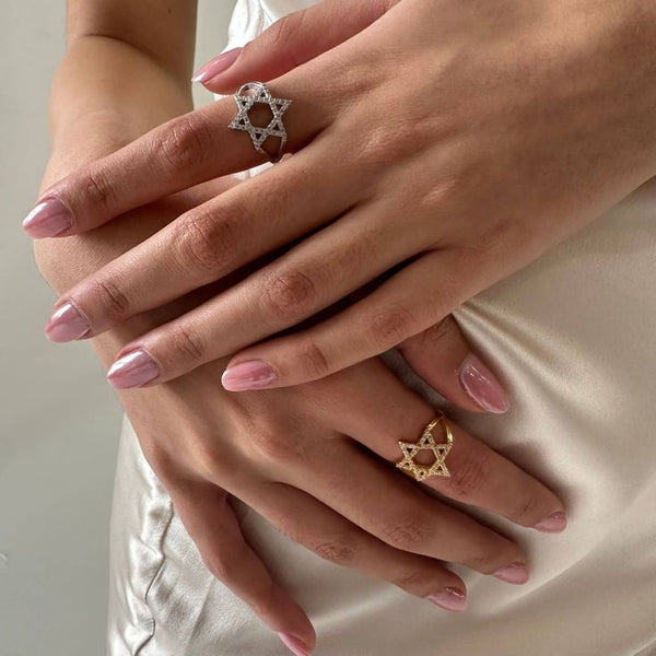 Star of David Ring, Jewish Jewelry- Peace Love Light Shop