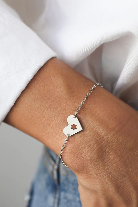 Israel at Heart Bracelet- 20% Proceeds Donated- Peace Love Light Shop