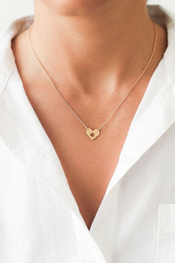 Israel at Heart Necklace, 20% Proceeds Donated- Peace Love Light Shop