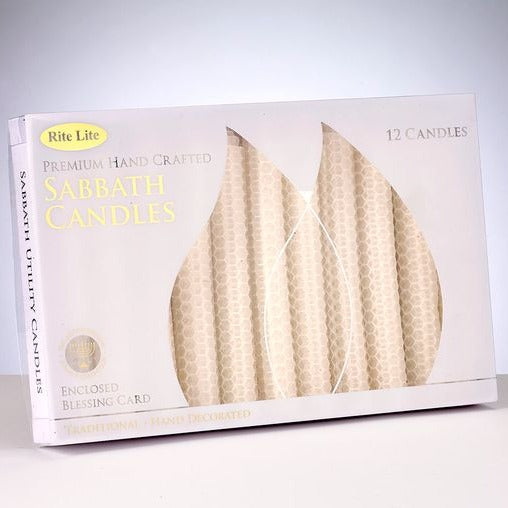 Shabbat Beeswax Candles- Peace Love Light Shop