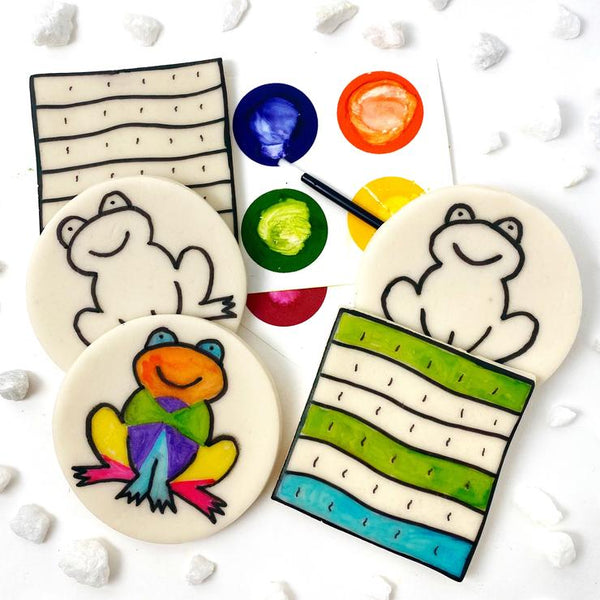 Passover Marzipan Paint Your Own Frogs and Matzoh