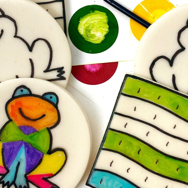 Passover Marzipan Paint Your Own Frogs and Matzoh