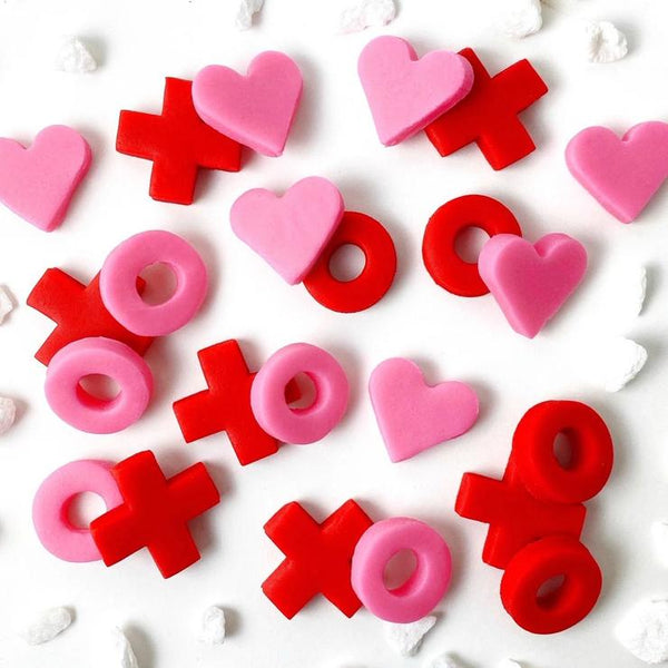 Valentines, Tu B'Av- mini x's and o's- Peace Love Light