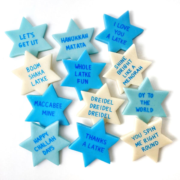 Hanukkah Cookies- Funny Puns.  Peace Love Light Shop