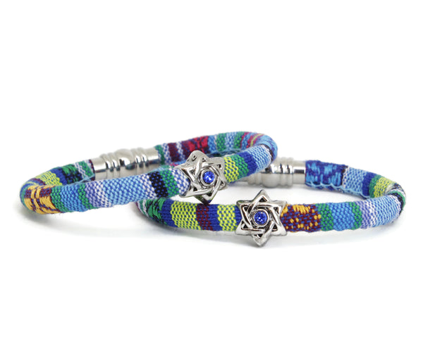 Star of David Cotton Bracelet- Peace Love Light Shop