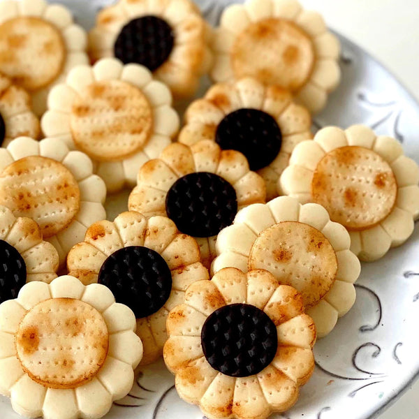 Marzipan matzah daisies & sunflowers- Peace Love Light Shop