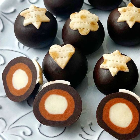 Marzipan Passover truffles - Peace Love Light Shop