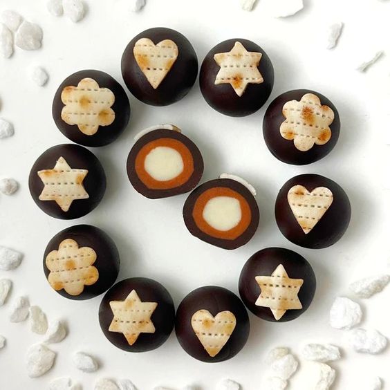 Marzipan Passover truffles - Peace Love Light Shop