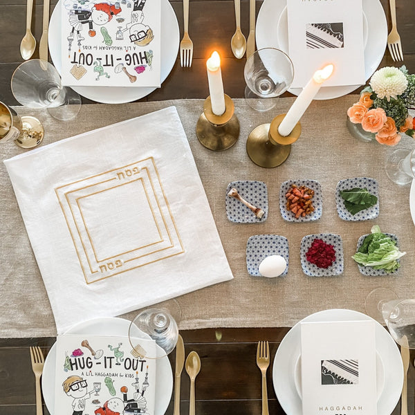 Passover Tablescape- Peace Love Light Shop