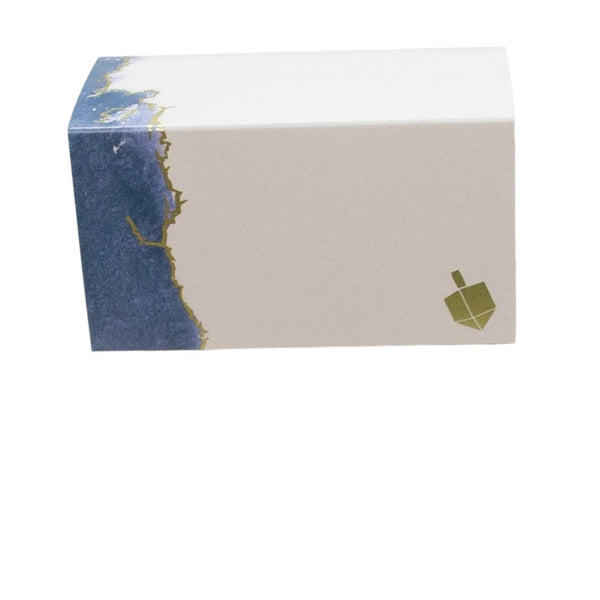 Blue Hanukkah Foil Place Cards, Hanukkah Decorations - Peace Love Light Shop