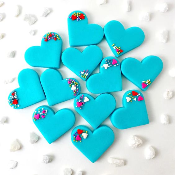 Valentines Marzipan Hearts, Gift- Peace Love Light Shop