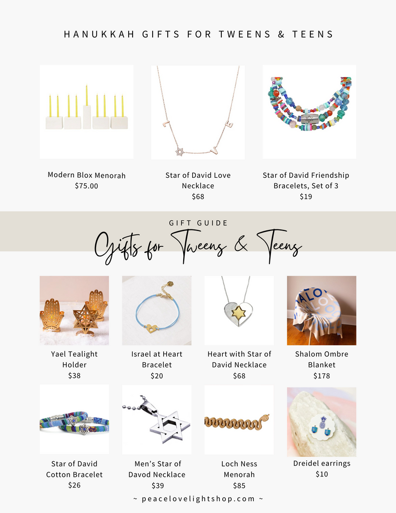 Hanukkah Gift Guide for Tweens and Teens