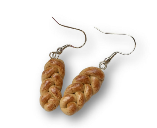 Challah Earrings, Peace Love Light Shop
