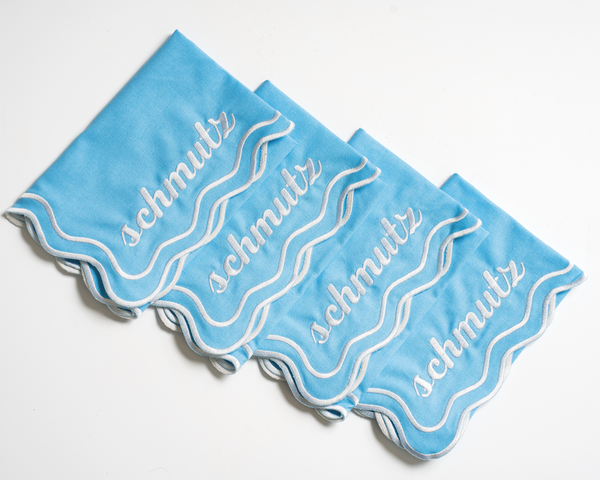 Jewish Gift, Dinner Napkins, Peace Love Light Shop